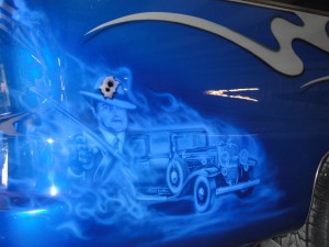 1920's mobster mural