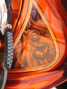 Pirate bike octopus detail