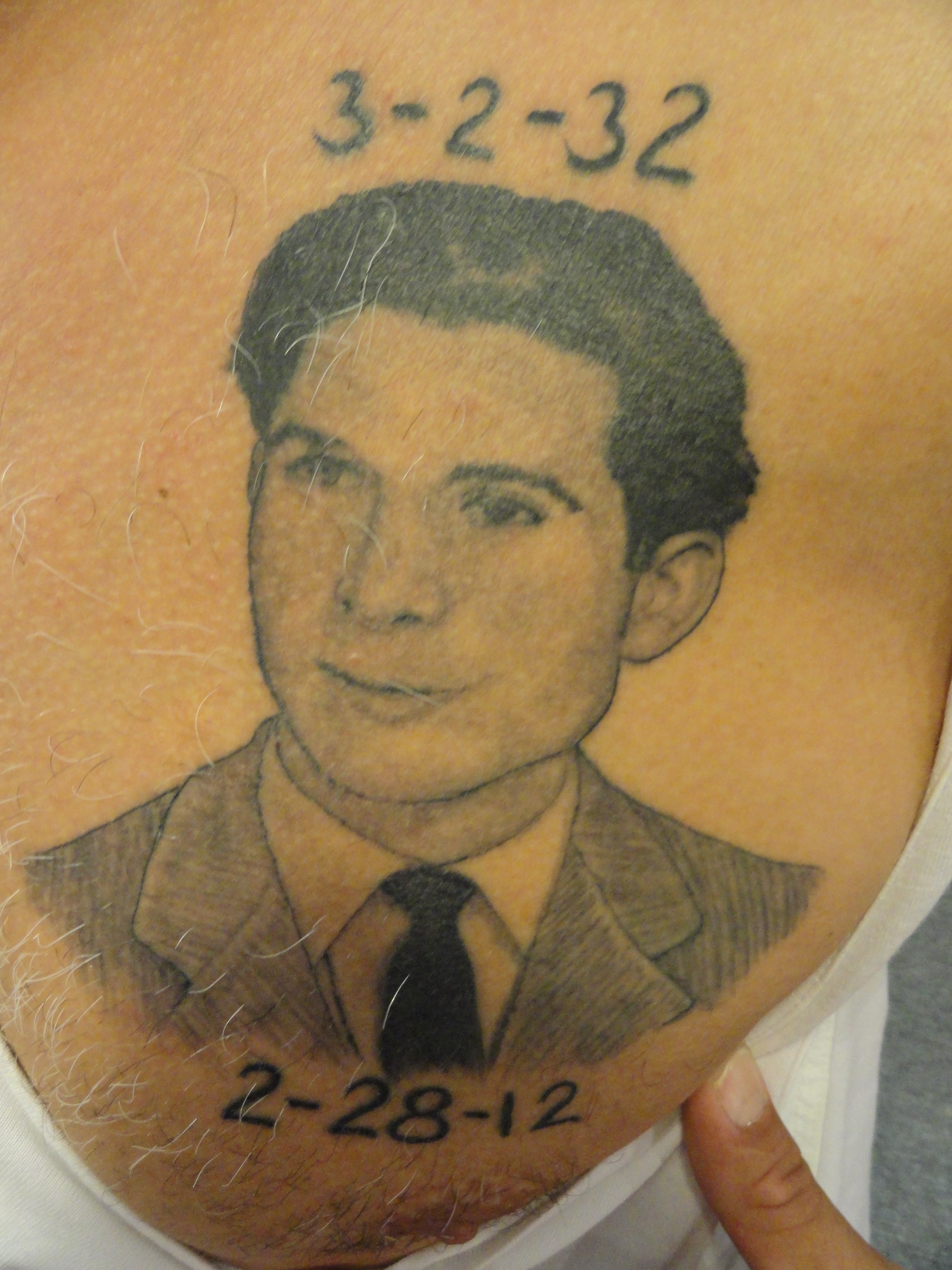 a portrait after it is completely healed